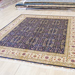 <span class=keywords><strong>Tapis</strong></span> oriental persan en soie YILONG 8'x10', <span class=keywords><strong>tapis</strong></span> traditionnel vintage Nain, fait main pour le salon - Product Image 3