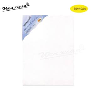 إطار قماش مطلي سادة 280جم/متر مربع مع 8 قطع خشبية مستلزمات فنية إكسسوارات للرسم الفني - Product Image 6