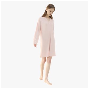 High Quality V-Neck Woman Nightgown Cotton Women Robes Femme Bamboo Nightdress Custom Sleepwear Nightwear - Product Image 4