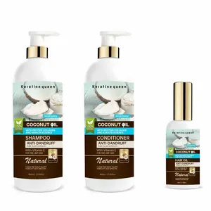 Hair Care Product Sulfate Free Formula 1000ml organic Hair Care Coconut Oil Nourishing Shampoo Conditioner set