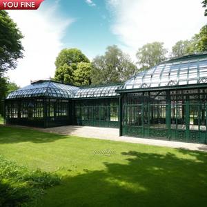 Gazebo Grande de Hierro para Jardín YOUFINE, Estructura de Conservatorio de Hierro Forjado para Decoración de Exteriores Tipo Chateau - Product Image 2