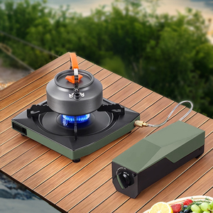 Vooma Power Modulare qualità custodia in alluminio per esterni stufa a Gas nuovo Design pieghevole butano campeggio cucina per la natura - Product Image 4