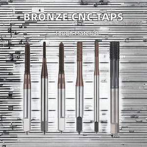 Maschi per Filettatura di Alta Qualità HSS-E <span class=keywords><strong>NRT</strong></span> Rivestiti in Bronzo per Acciaio Inossidabile per Macchine Utensili CNC - Product Image 2