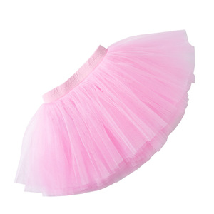 Ml881 S-XL nuovi arrivi gonna <span class=keywords><strong>Tutu</strong></span> in rete con cintura elastica a quattro strati per la <span class=keywords><strong>danza</strong></span> della ragazza - Product Image 4