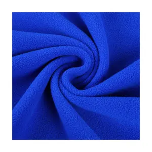 Hot selling 100%polyester knitted two side anti pilling skin-friendly micro polar fleece fabric for winter women coat