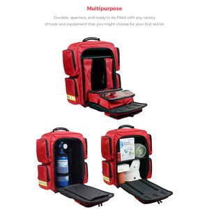 Grande trousse de premiers soins médicaux imperméables pour l'extérieur personnalisée ensemble de fournitures d'urgence pour l'école et l'hôpital - Product Image 5