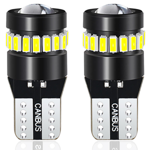 Feu de position LED T10 avec 18 SMD 3014/3030 et lentille - 12-18V, remplacement pour feux de plaque d'immatriculation et feux d'instrumentation - Product Image 3