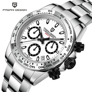 Pagani Design 1727 Men's Sports Quartz Watches Stainless Steel Waterproof <b>Chronograph</b> Luxury Reloj Hombre Watches - Product Image 1