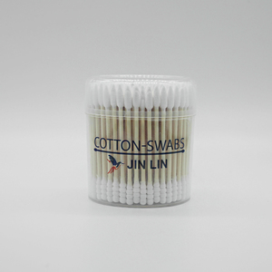 Hisopos de Algodón de Doble <span class=keywords><strong>Punta</strong></span> 100% Naturales y Degradables, Empaque Personalizable Disponible - Product Image 2