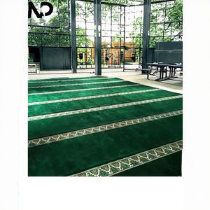 Klassisches Polyester Wand-zu-Wand-Masjid Tapis De Priere Teppich rollen puzzle für Hotels Moscheen-Fabrik preis Maschinen gefertigtes PP-Garn - Product Image 3