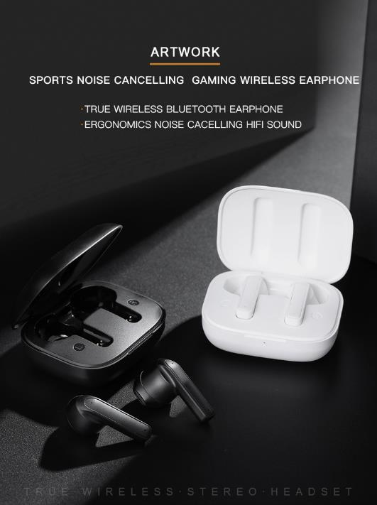 Handsfree TWS OEM Bluetooth Earphones Wireless USB Type C Charging