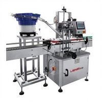 Machine de capsulage automatique de haute qualité avec bouteilles de vis de machine de capsulage continu d'alimentation