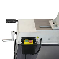 Machine à scie à ruban pour la découpe des métaux, vitesse de la lame 24/35/61 MPM, 220 V, portée de coupe maximale 115 mm