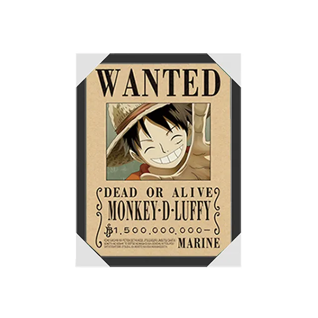 ONE PIECE 3D Lenticular Poster Animation Characters 3D Lenticular Pictures Luffy And Zoro 3D Anime Prints