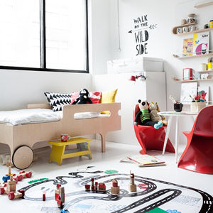 Ensembles de meubles de chambre à coucher pour enfants, lits superposés modernes en bois massif pour enfants - Product Image 5