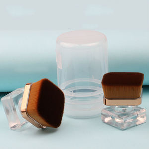Wholesale Single <b>Foundation</b> Brush Flat Head Concealer Brush Face Use High Quality Portable Makeup Tools GZ RTS Bulk Mixed Order - Product Image 3