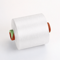 Fil de polyester 100% blanc brut NIM 150D/48F de qualité AA pour tissu tricoté à prix avantageux