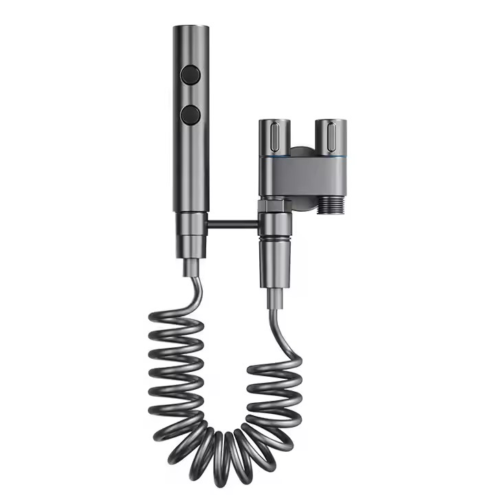 Zumo Modern Wall-Mounted Bidet Sprayer Set Hand-Held Bathroom Toilet Sauff Sanitary Ware Suite