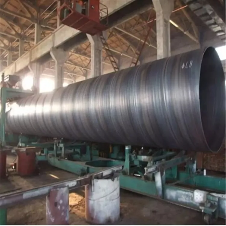 Thick-walled Large Diameter Spiral Steel Pipe Anti-corrosion Carbon Steel Spiral Tube/pipe Round Welded