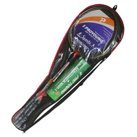 Ensemble de raquettes de badminton en alliage d'aluminium léger Adult Proyoung PRO-316 pour un contrôle optimal du volant