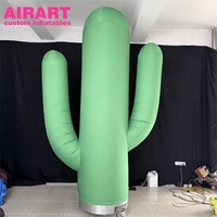 Cactus gonflable géant sur mesure, cactus gonflable à thème désertique de taille personnalisée pour la promotion d'événements de grande envergure