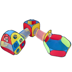 5 pièces Tentes <span class=keywords><strong>et</strong></span> tunnels de jeu pour enfants, aire de jeux jungle pour tout-petits avec <span class=keywords><strong>tunnel</strong></span> de jeu rampant - Product Image 6