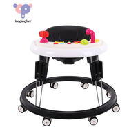 Marchette multifonctionnelle 3 en 1 pour bébé, marchette pliable à 8 roues pour garçon