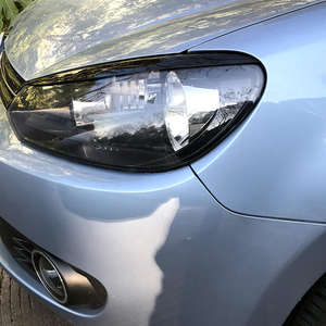 Autocollants ABS pour phares de voiture pour Volkswagen <span class=keywords><strong>Golf</strong></span> <span class=keywords><strong>6</strong></span> MK6 VI GTI GTR <span class=keywords><strong>GTD</strong></span> <span class=keywords><strong>2008</strong></span> - 2013 Accessoires - Product Image 3