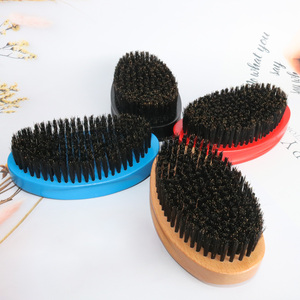 <span class=keywords><strong>Brosse</strong></span> à <span class=keywords><strong>cheveux</strong></span> MJ <span class=keywords><strong>Afro</strong></span>, courbure moyenne, poils de sanglier, courbure à 360°, douce, moyenne, dure, pour le coiffage - Product Image 1