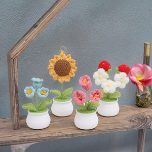 Nuevo Ramo de Flores Artificiales de Algodón Hecho a Mano 2024, Estilo Moderno con Flores Mixtas Suaves, para Decoración de Pascua, Fiestas en Casa y Bodas - Product Image 2