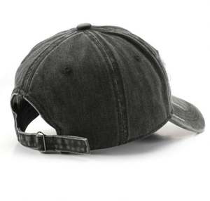Gorra de béisbol de mezclilla vintage para hombre, con efecto desgastado y roturas, estilo 'Dad Hat' negra, para mujer, con personalidad, gorras deportivas con efecto desgastado. - Product Image 2