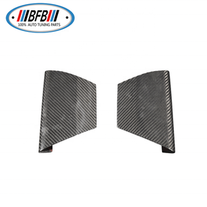 Pour Ford <span class=keywords><strong>Mustang</strong></span> GT350 Shebly, véritable garniture latérale de calandre en fibre de carbone sèche, 2019 - Product Image 2