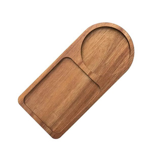 Acacia Wood <b>Tea</b> <b>Tray</b> With Coffee Scoop Multifunctional Desktop Serving <b>Tray</b> For <b>Tea</b> Coffee Snacks - Product Image 5
