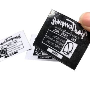 Etiquetas personalizadas termoadhesivas para cuello, etiquetas tejidas de algodón, etiquetas tejidas termoadhesivas para ropa - Product Image 3
