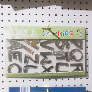 <span class=keywords><strong>Autocollant</strong></span> mural déco acrylique <span class=keywords><strong>Autocollant</strong></span> miroir 3D Autocollants alphabets - Product Image 2