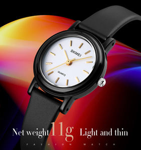 SKMEI 1659 Personalized Custom <strong>Watch</strong> PU <strong>Teenager</strong> <strong>Watch</strong> Lady Women's Quartz Sports Customized Wrist <strong>Watch</strong> - Product Image 2