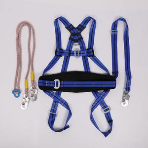 全身5点保護のオールラウンド安全帯、二重保険の落下防止電気工事士用安全ロープ - Product Image 3