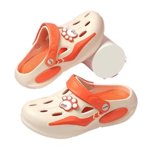 Heyun Sandales Crocs d'été pour femmes à semelle épaisse et bout fermé, antidérapantes, à semelle souple, couleurs bonbon, talon de 3 cm, chaussures en gelée - Product Image 3