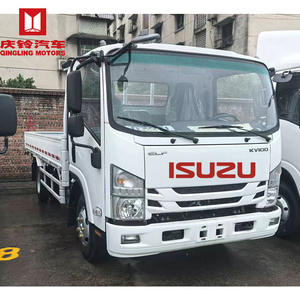 Camión de Carga Ligero ISUZU de 3, 4, 5 Toneladas, 700P, Color Negro/Blanco, 4x2/4x4, Nuevo, LHD/RHD, con Caja Baja de 7 Metros y Barandales Laterales - Product Image 5