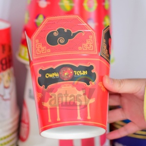 16oz 26 oz 32 oz <span class=keywords><strong>Pasta</strong></span> impresa desechable Embalaje de alimentos Caja de fideos para llevar personalizada - Product Image 2