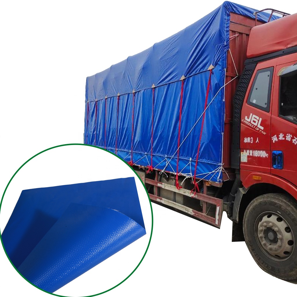 19OZ 650GSM 1000D 20*20 PVC Coated Fabric PVC Tarps Heavy Duty Waterproof Wear Resistant Tarpaulin for Truck Tarp Camping Tarp