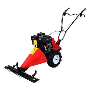 Large Hand Push <b>Gasoline</b> Grass Mower Forest Wasteland Weeder For Farm Land Weeding Tilling - Product Image 1
