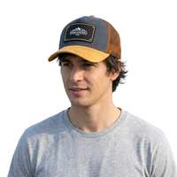 Gorra Trucker de Malla Vaquera con Visera Curva y Cierre Ajustable para Uso Casual al Aire Libre