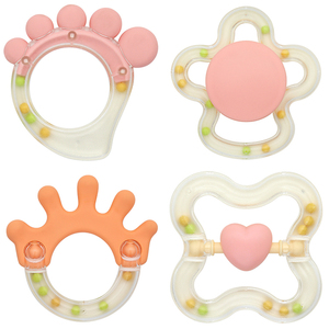 Offre Spéciale bébé dentition jouets de silicone de qualité alimentaire sans bpa PP ANNEAU DE DENTITION bébé - Product Image 1