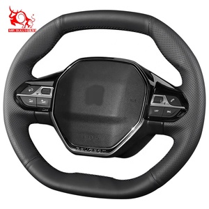 Tira de cuero para el coche, accesorio de costura para el talón del coche, para eugeot e-208 ifter 408 <span class=keywords><strong>308</strong></span> 5008 3008 208 2008 - Product Image 6