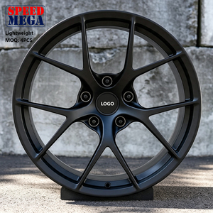 ล้อแม็กซ์ Speed Mega Matte Black 10 ก้าน ดีไซน์ Y Split น้ำหนักเบา ผ่านการรับรองมาตรฐาน JWL VIA ขนาด 17 18 19 นิ้ว - Product Image 1