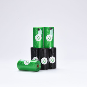 Custom Printed Pet Poop Bio Degradable Corn Starch <b>Compost</b> Waste <b>Bag</b> Set Biodegradable Compostable <b>Bags</b> for Dog - Product Image 4
