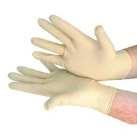 Gants d'examen en latex sans poudre, gants en latex non chirurgicaux, gants en latex jetables, gants en latex industriels