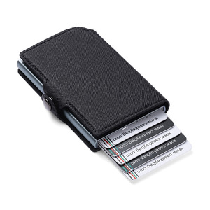 Casekey 2023 Design Anti-theft Rfid Protection Leather <b>Smart</b> <b>Wallet</b> Auto-eject Pop Out Credit Card Holder Billetera De Bolsillo - Product Image 3