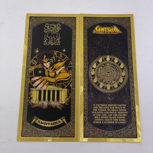 การ์ดอนิเมะเซนต์เซย่ากันน้ำลายญี่ปุ่นยอดฮิตปี 2026  พร้อมธนบัตรเคลือบทองลายกลุ่มดาว ของขวัญปีใหม่สำหรับเด็ก - Product Image 3